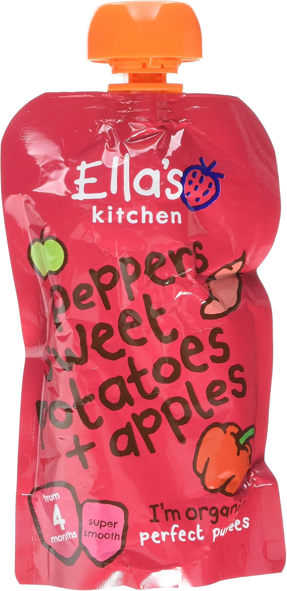 Ella's Kitchen Apples Sweet Potatoes Peppers 120g Baby Food