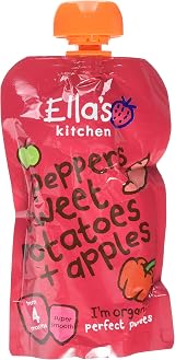 Ella's Kitchen Apples Sweet Potatoes Peppers 120g Baby Food