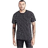 True Religion Mens All Over Monogram Tee T Shirt