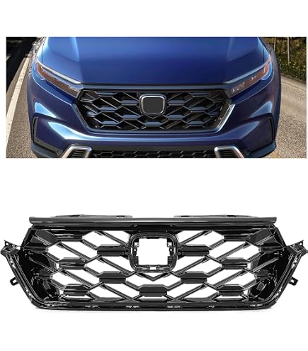 Front Upper Grille For 2024-2025 Nissan Sentra S / SV – Chrome & Black – 62310-6LY0A