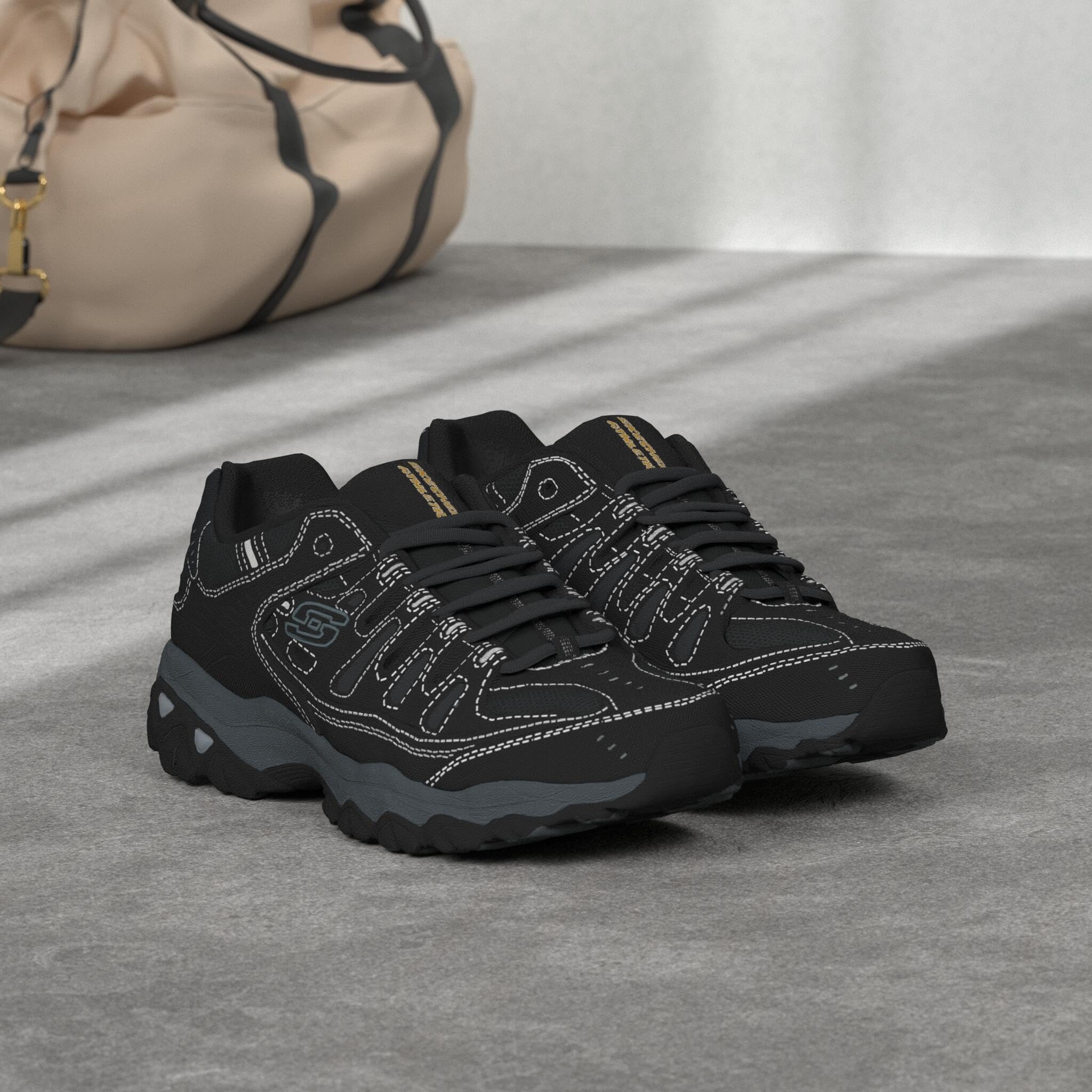 Skechers Men's Afterburn M. Fit Fashion Sneakers