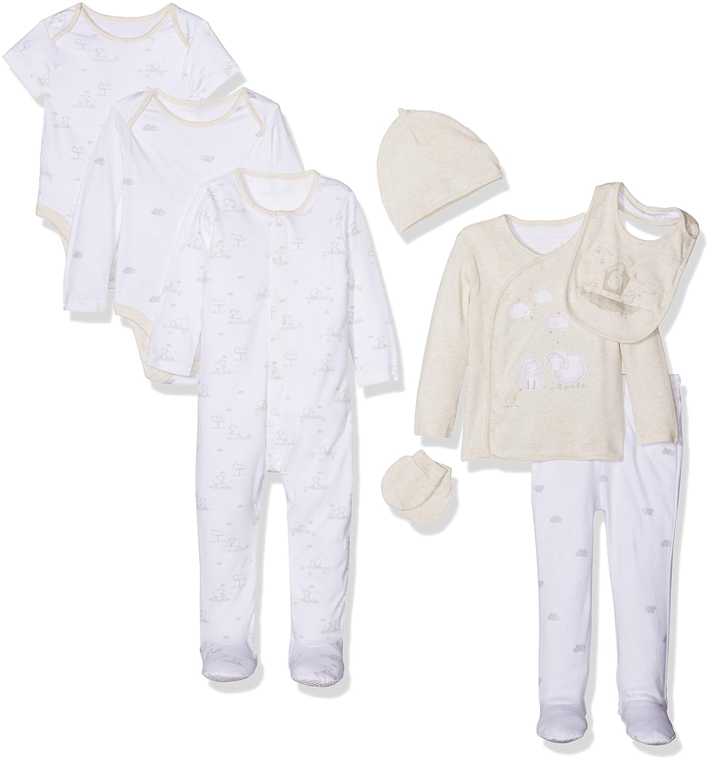Mothercare Baby 8Piece Set Amazon.co.uk Clothing