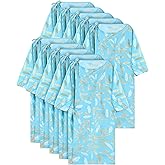Geyoga 10 Pack Hospital Gown Costume for Women and Men Unisex Patient Medical Gown, Comfortably Fits Sizes up to 2XL