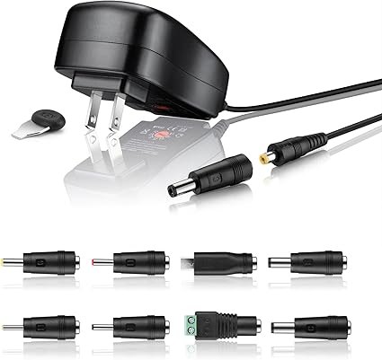 Amazon Co Jp Helperinc 変換8種セット Acアダプター30w 3v 12v 00ma 小型チャージャー 電圧自動調整 ユニバーサル Ac充電器 Acアダプター スピーカー Led 端子コネクタ Micro Usb B 搭載5v2a Usbポート 30w 家電 カメラ