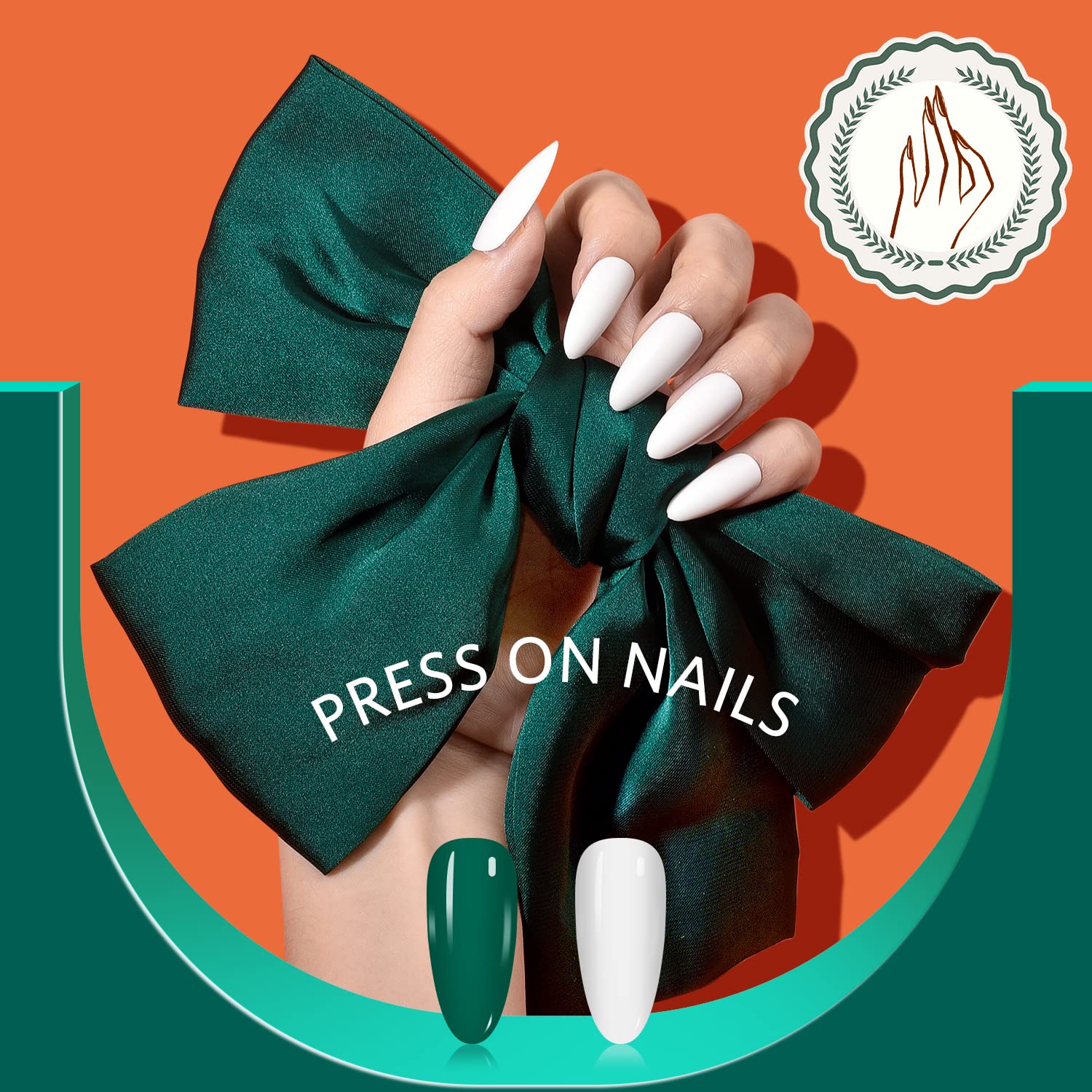 TsMADDTs Press On Nails Almond, 24 Colors 720PCS Short Fake Nails with Glues, Stickers, Tweezer for Women