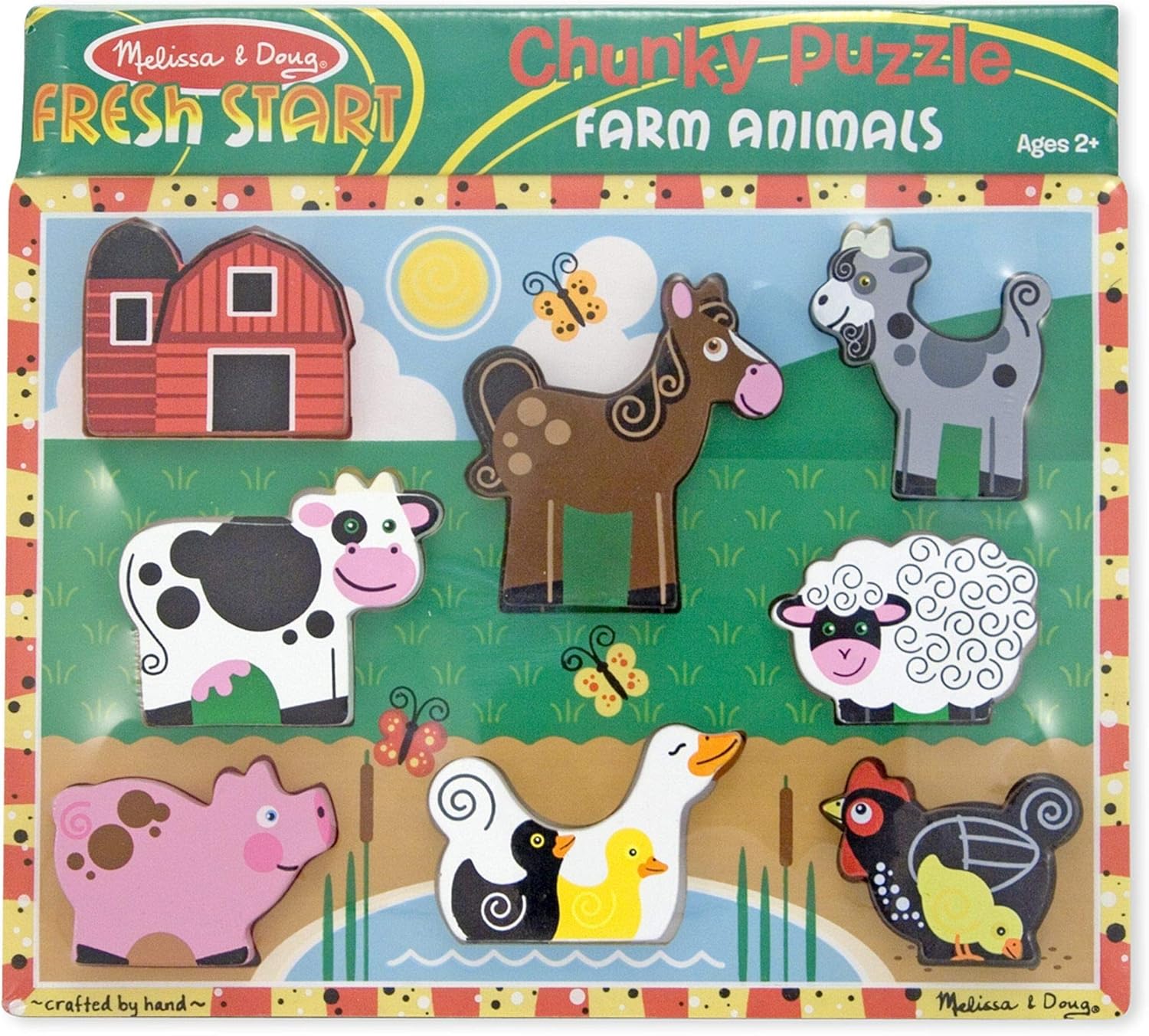 Melissa & Doug Farm Chunky Puzzle: Melissa & Doug: Toys & Games