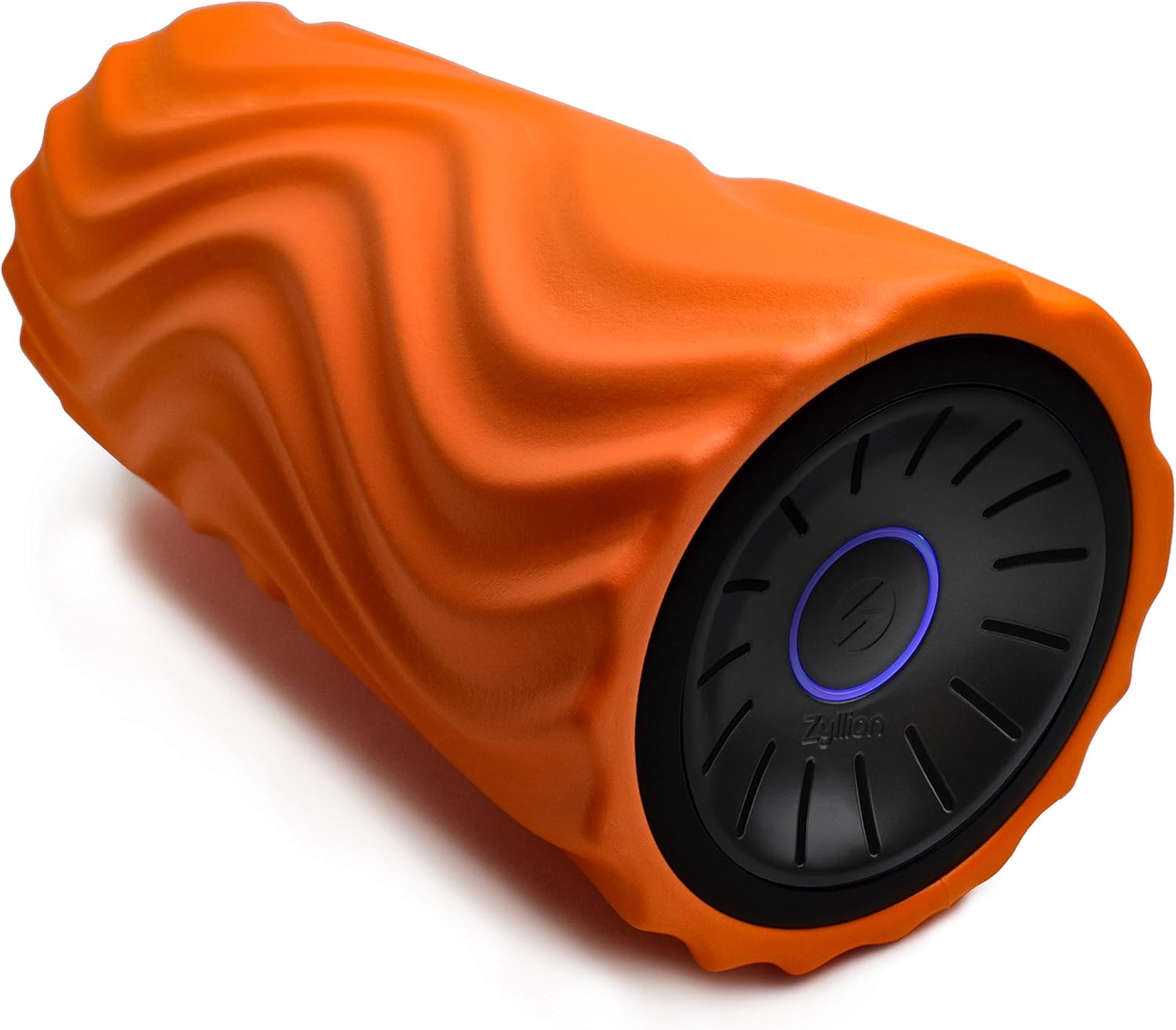 Zyllion Vibrating Foam Roller with 4 Intensity Settings – Rechargeable High Density Massager for Post Workout Muscle Recover, Myofascial Release, and Deep Tissue Massage, ZMA-22 (Orange/Black): Health & Personal Care