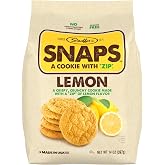 STAUFFERS Lemon SNAPS Cookies - 14oz Bag - Lemon Flavored Cookies with No High Fructose Corn Syrup, Artificial Flavors or Colors