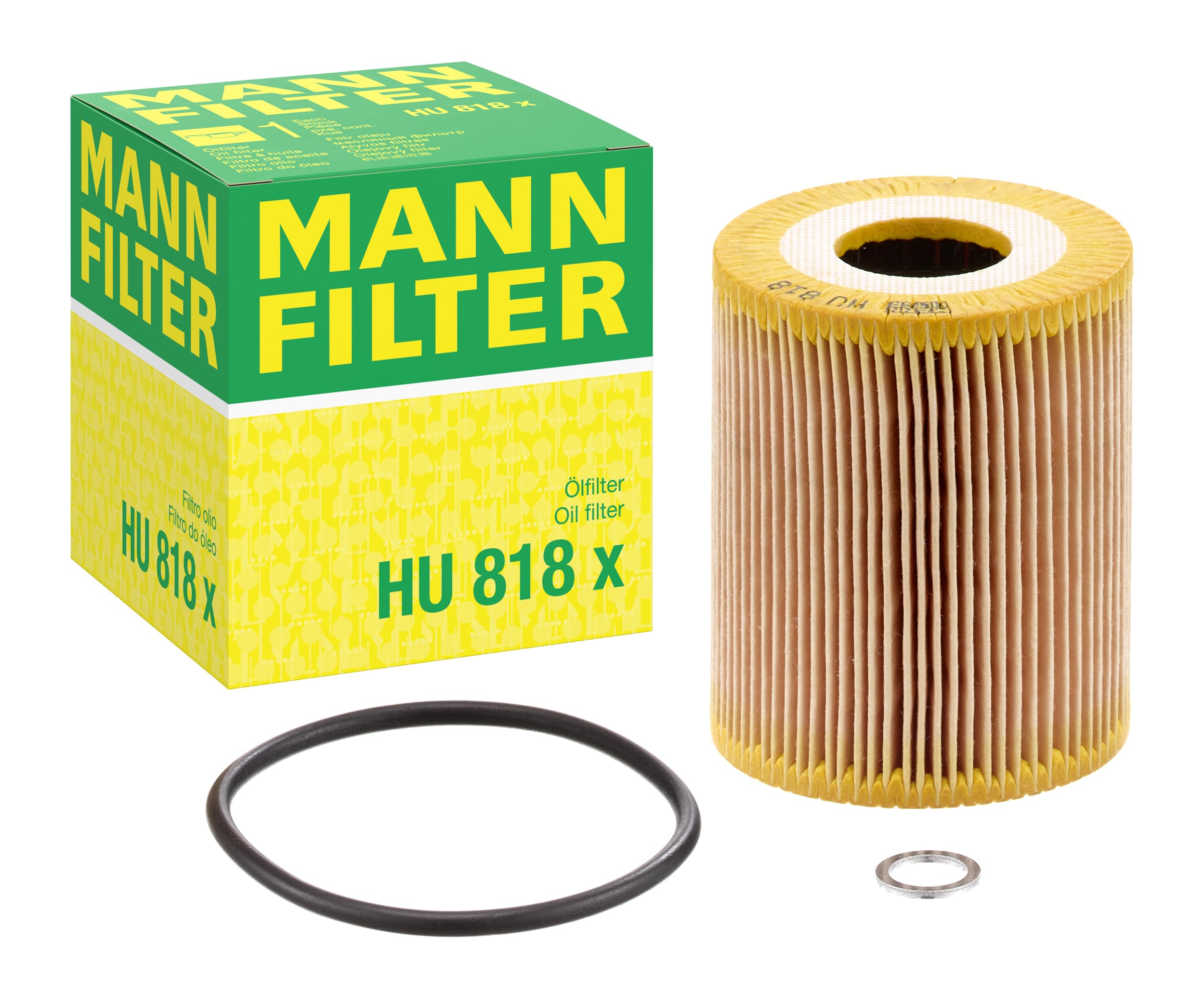 MANN-FILTER HU 818 x Oil Filter - CARS + TRANSPORTERS