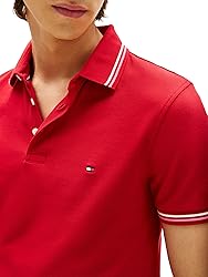 Tommy Hilfiger Men's Tipped Slim Short Sleeve