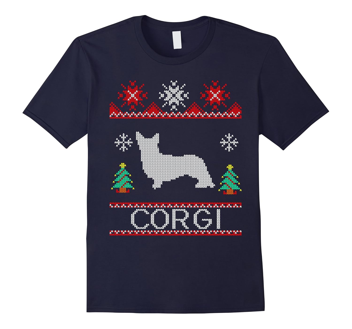 corgi Christmas shirt-Rose