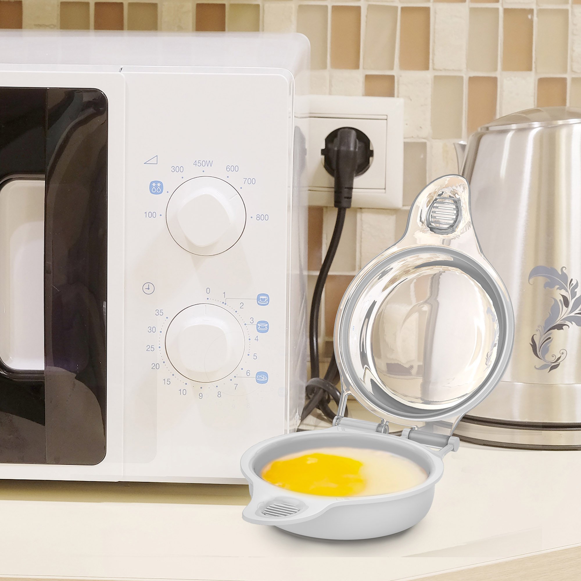 Chef Buddy 82Y3496 Microwave Egg Maker, a Healthy Breakfast Cooking