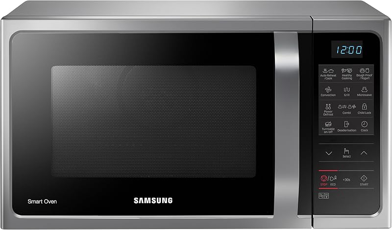 Samsung MC28H5013AS Microwave 900W 28L Silver - Easy Touch Controls