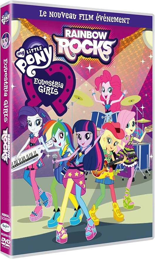 Dvd My Little Pony Le Film My Little Pony Equestria Girls : Rainbow Rocks-Le Film: Amazon.fr