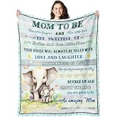 New Mom Gifts for Women,Mommy to be Gift, First Time Mommy Gifts, Best New Mom Gifts After Birth, Gifts for New Moms Mothers Day Christmas, New Pregnancy Gifts for Expecting Mom Throw Blanket 60"x50"
