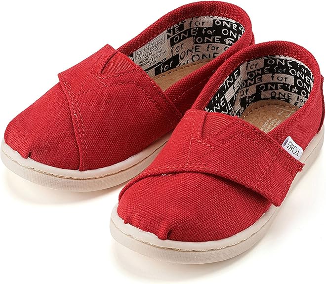 Amazon トムス Toms キッズ d13 Tiny Original Classics キッズ キャンバススリッポン Toms トムズ ベビーシューズ