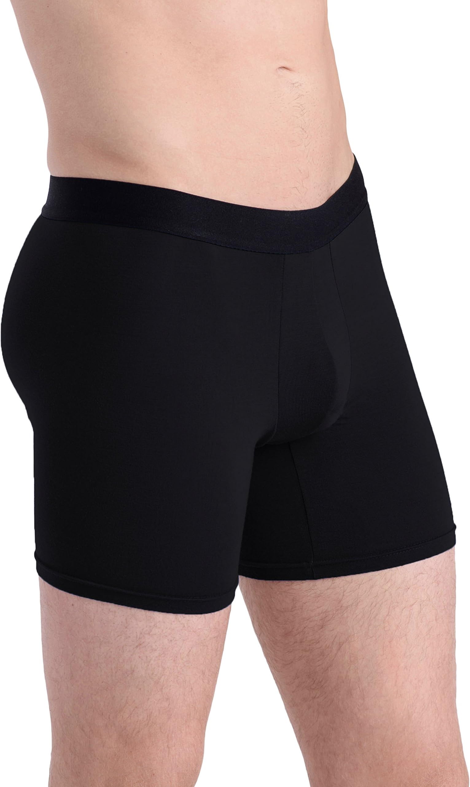 Men's Modal Microfiber Boxer Briefs Underwear