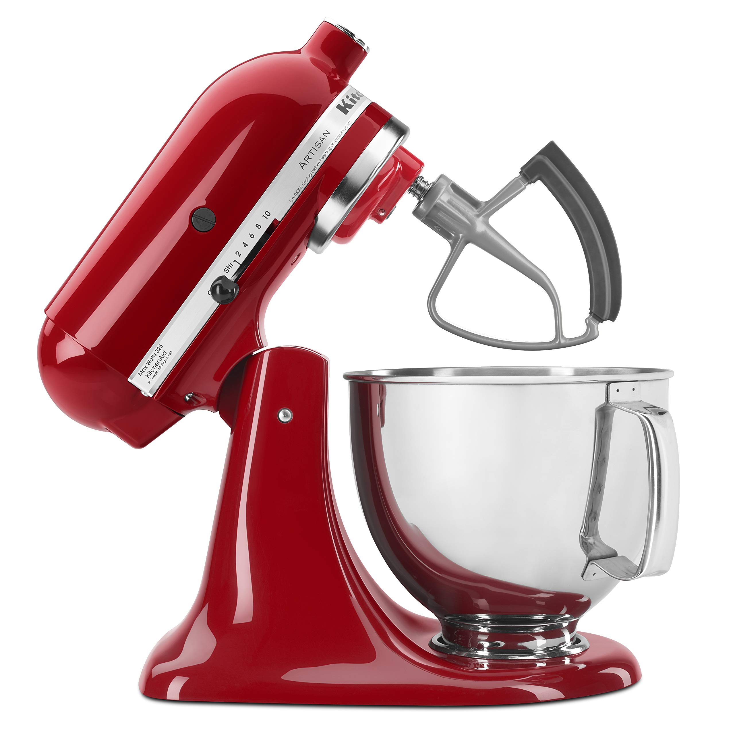 KitchenAid KFE5TS Flex Edge Beater, 4.5-5 Qt, Subtle Silver