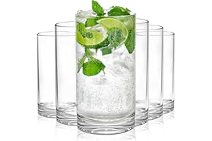 VAIIGO 17 Oz Plastic Drinking Glasses Set of 6, Acrylic Glasses Tumblers Cups Dishwasher Safe, Plastic Cup Reusable, Unbreaka