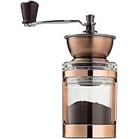MITBAK Manual Coffee Grinder With Adjustable Settings| Sleek Hand Coffee Bean Burr Mill Great for French Press, Turkish…