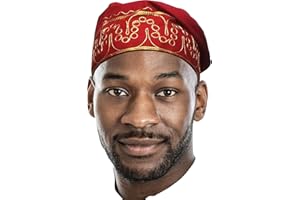 Dupsie's Adebo African Kufi Hat with Embroidery