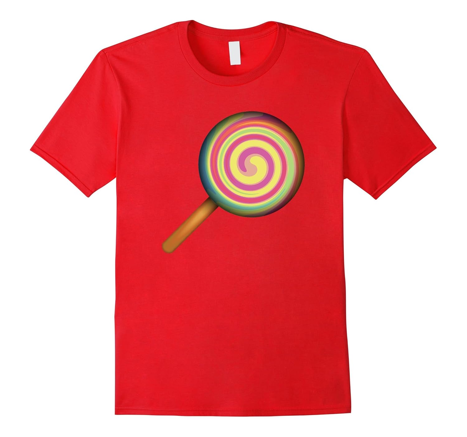 Emoji T-shirt Lollipop Emoticon Food Candy-Rose