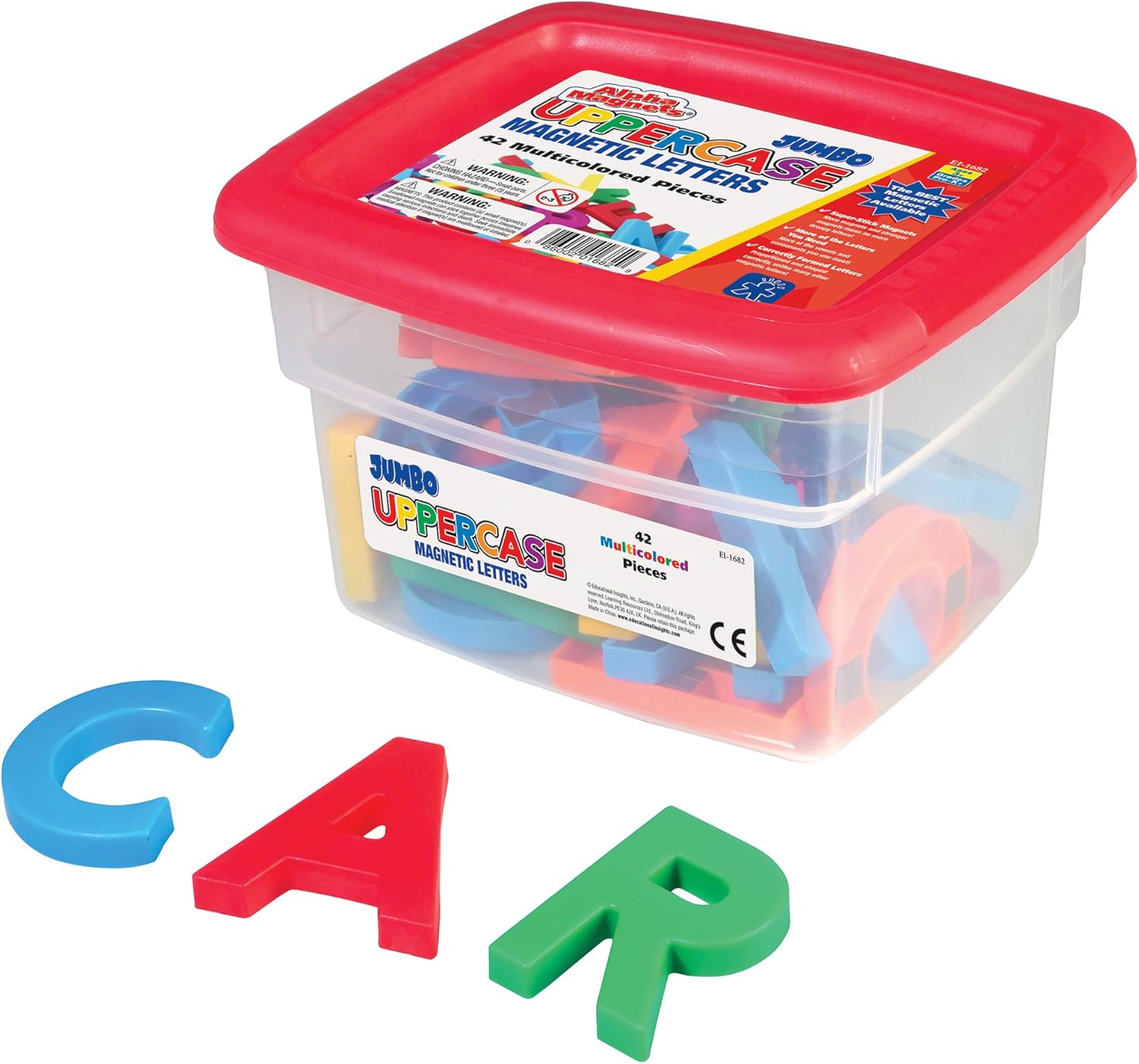 Educational Insights Jumbo Uppercase Multicolored