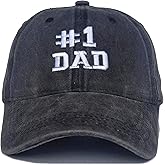 Daddy Hat - #1 Dad Hat Baseball Caps Adjustable Denim Outdoor Snapback for Husband Papa