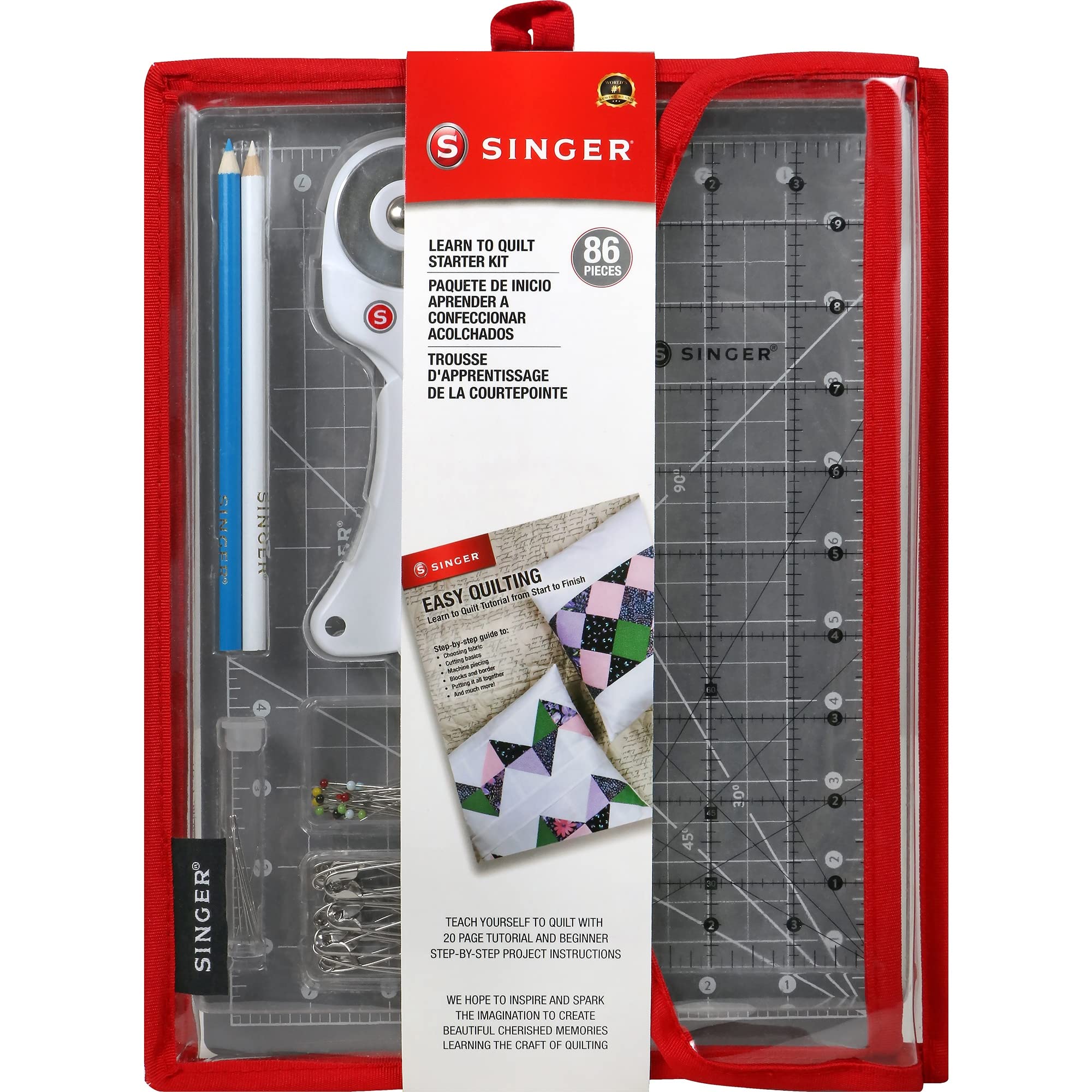 Singer Learn to Quilt Starter Kit 86pcs-