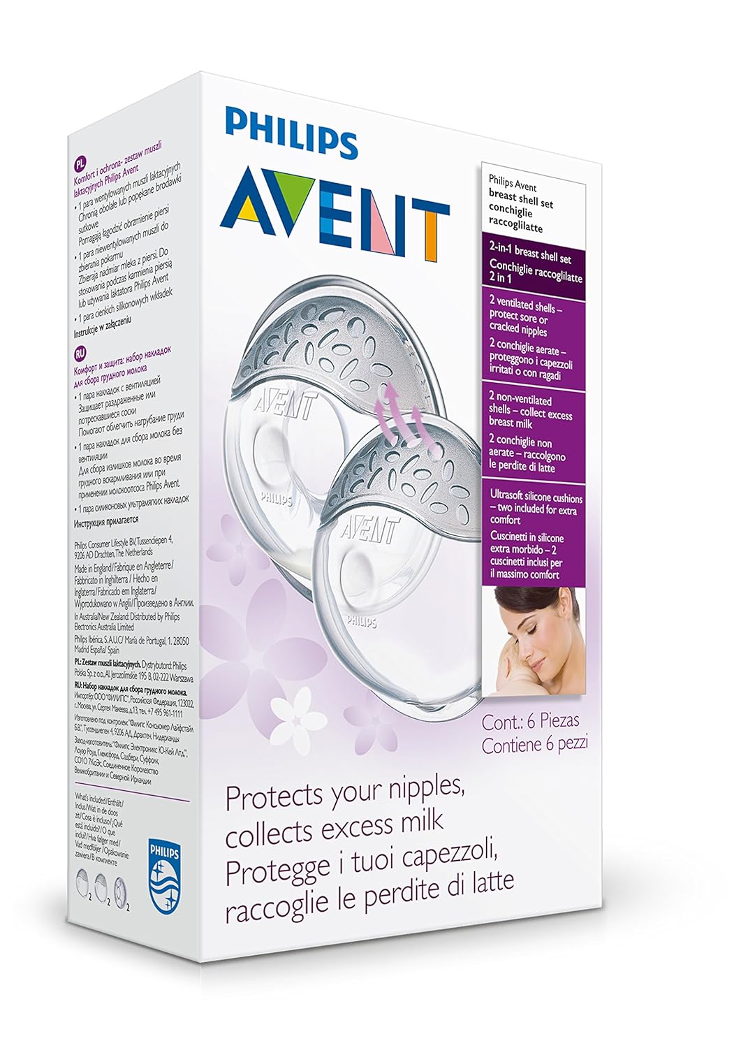 Amazon Com Avent Comfort Breast Shell Kit By Philips Avent