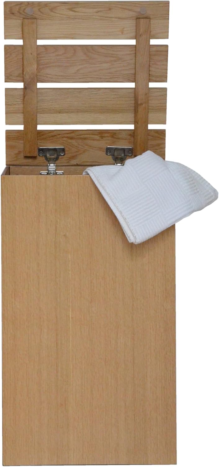 Laundry Box Natural Oak Amazon.co.uk Kitchen & Home