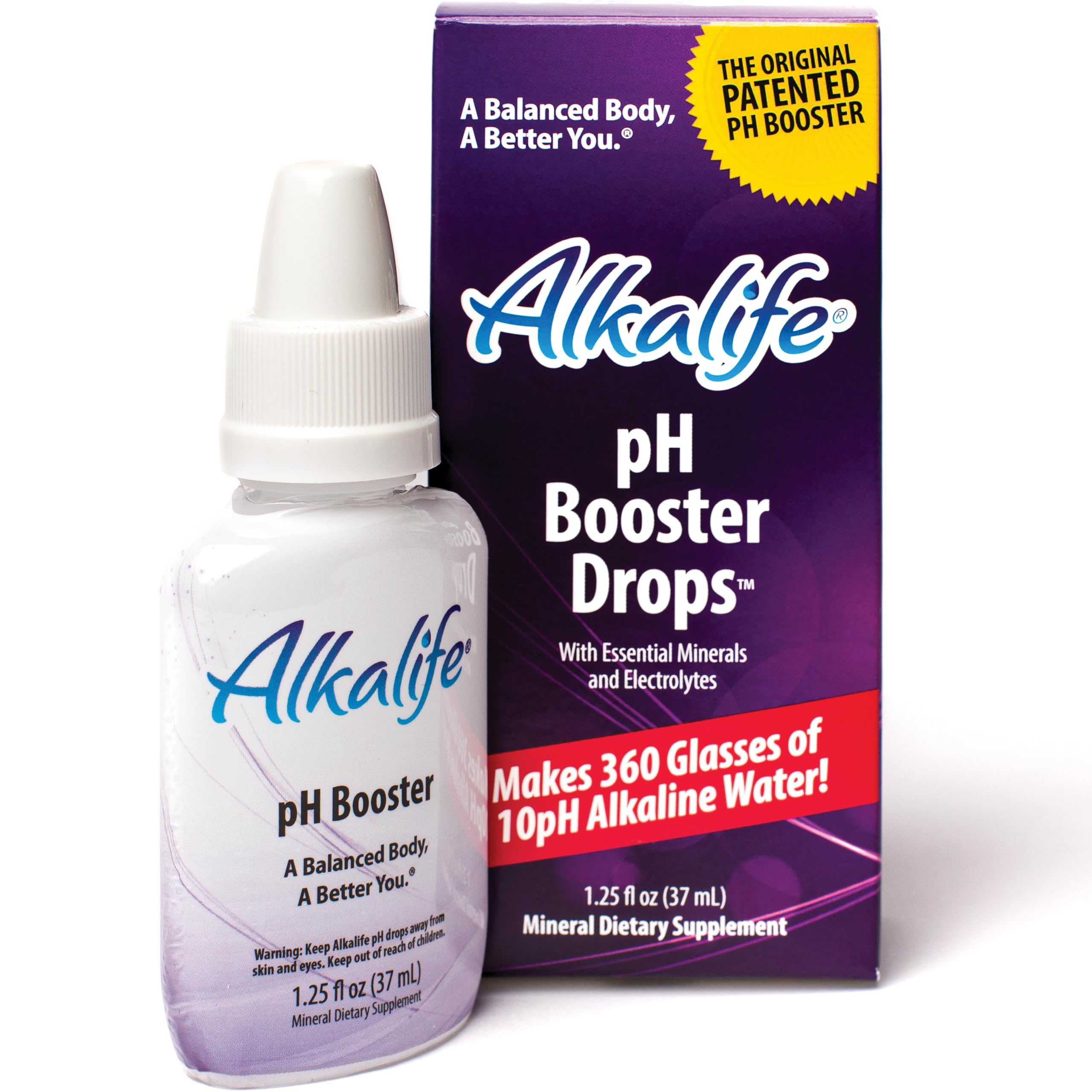 Alkalife pH Booster Drops 37ml (360 Servings)