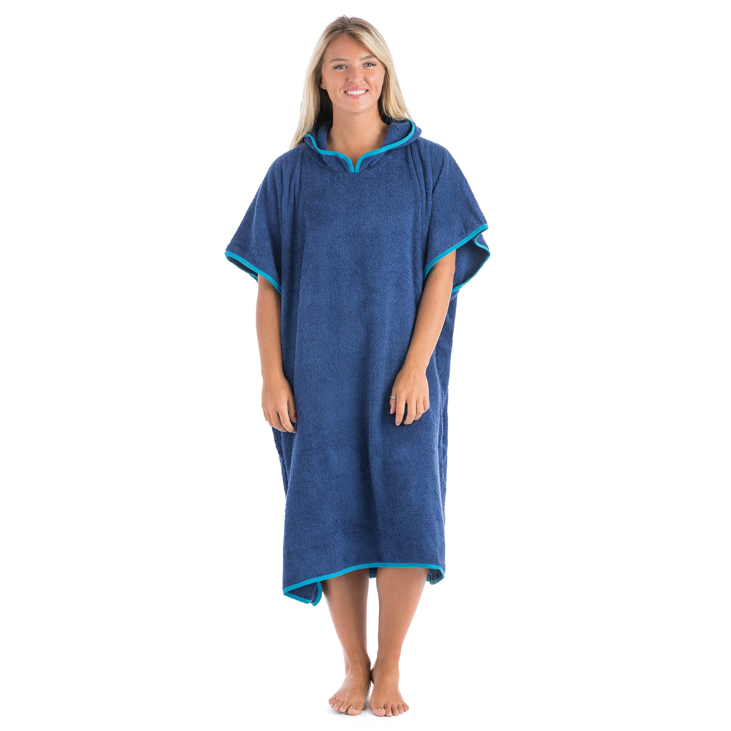 Undercover Adults Towelling Poncho BGG1701 Blue One Size