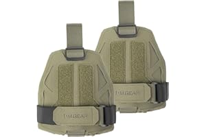 SLUEWI Universal Shoulder Pads Shoulder Armor Tactical Hunting Gear Equipment Vest Accessory Shoulder Protector Molle 500D Nylon,Tactical Body Armor,Shoulder Guard