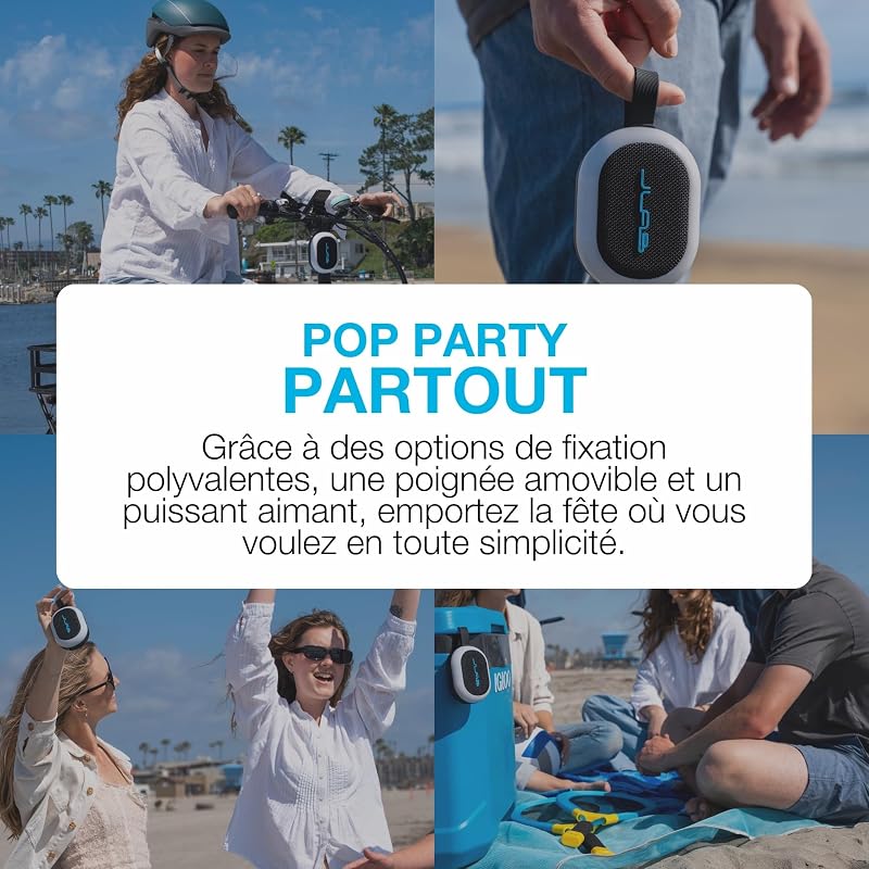 Pop Party Enceinte Bluetooth Ultra-Portable - +8H, Mûre