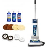 Koblenz P-820 BA Carpet Shampooer and Floor Polisher, Polishing Pads, Blue | Floor Scrubber Machine, 3-Speed, Scrubbing Brushes, Polishing Pads, Buffing Pads, Carpet Cleaner Machine, Includes Cleaners