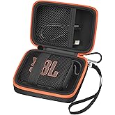 Carrying Case Compatible with JBL Go 4 - Portable Bluetooth Speaker Box Pro Sound, Also for Go 3/Go3 Eco/Go2 Waterproof Mini Wireless Speakers - Case Only (Black)