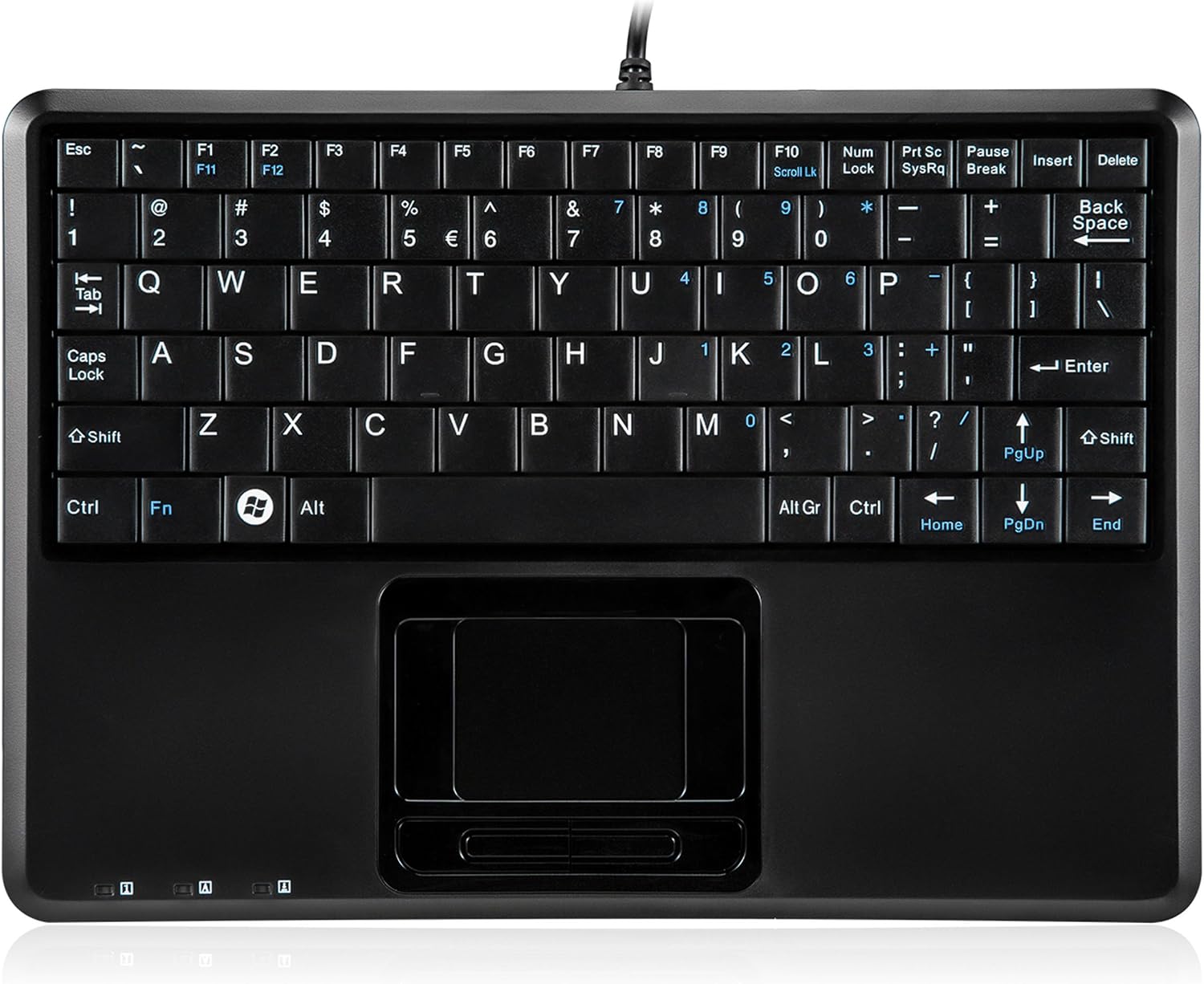 Perixx PERIBOARD 510H PLUS Wired Keyboard With Touchpad Super Mini Perixx PERIBOARD 510H PLUS Wired Keyboard With Touchpad Super Mini