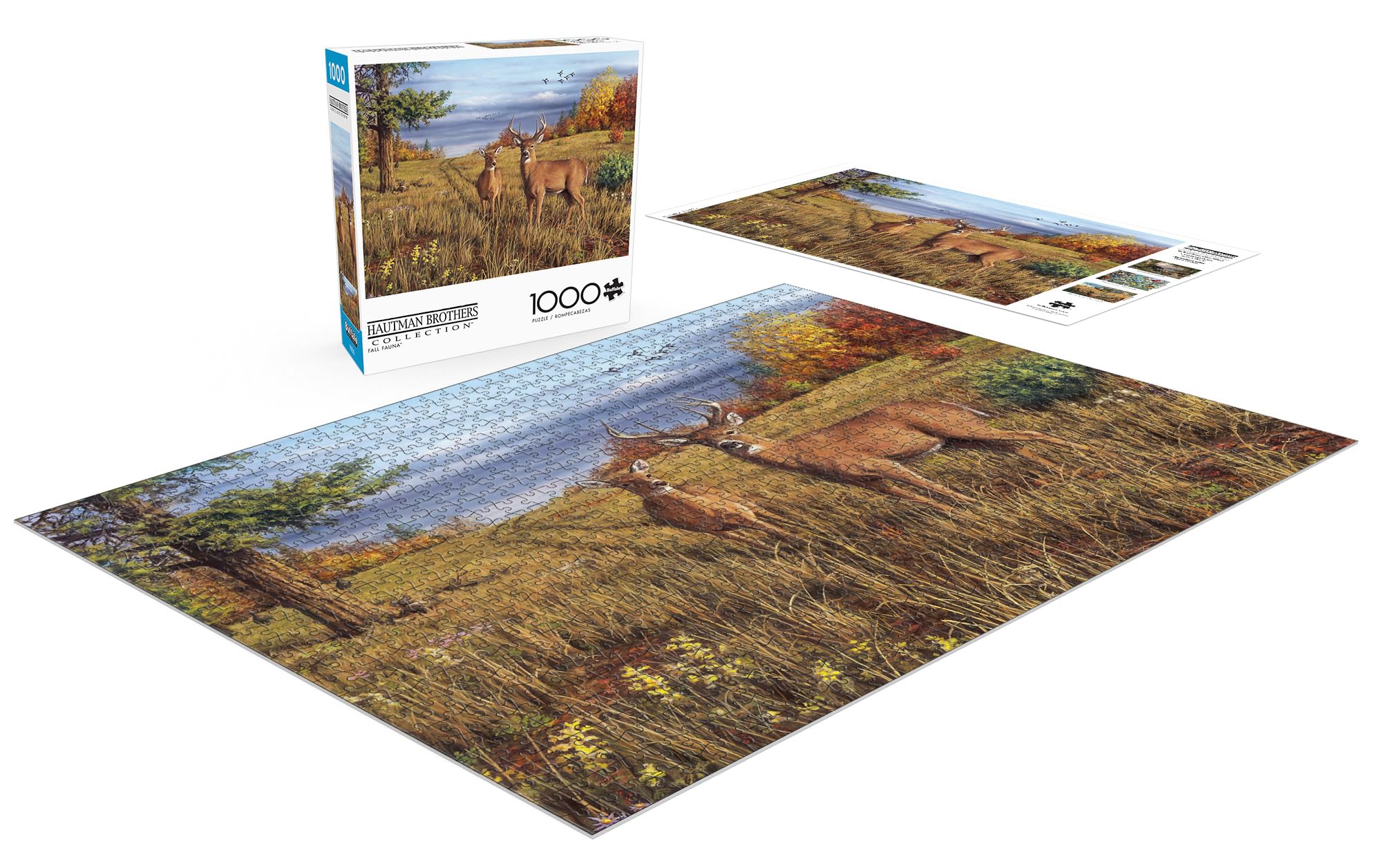 Buffalo Games - Robert Hautman - Fall Fauna - 1000 Piece Jigsaw Puzzle for Adults Challenging Puzzle Perfect for Game Nights - Finished Puzzle Size is 26.75 x 19.75
