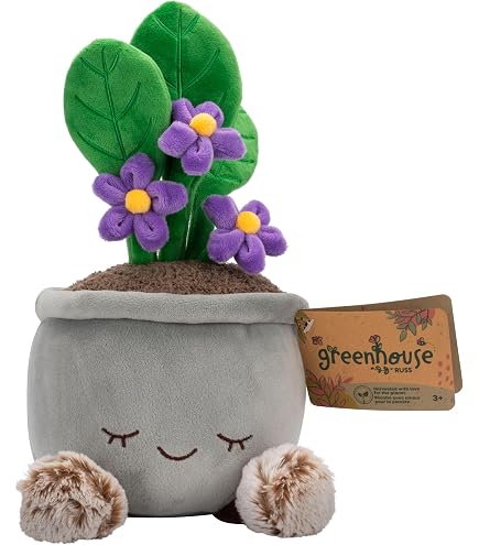 Apricot Lamb Succulent Plush Toy In Green Pot - 7" Kawaii Stuffed Animal  For Kids, Handmade &