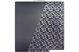 LANKEGU LANEKGU 257x257mm Double Sided Build Plate for Bambu Labs, Smooth PET + Smooth PEO Spring Steel Plate Print Bed Platform for Bambu Lab X1C/X1/X1E/P1P/P1S/A1