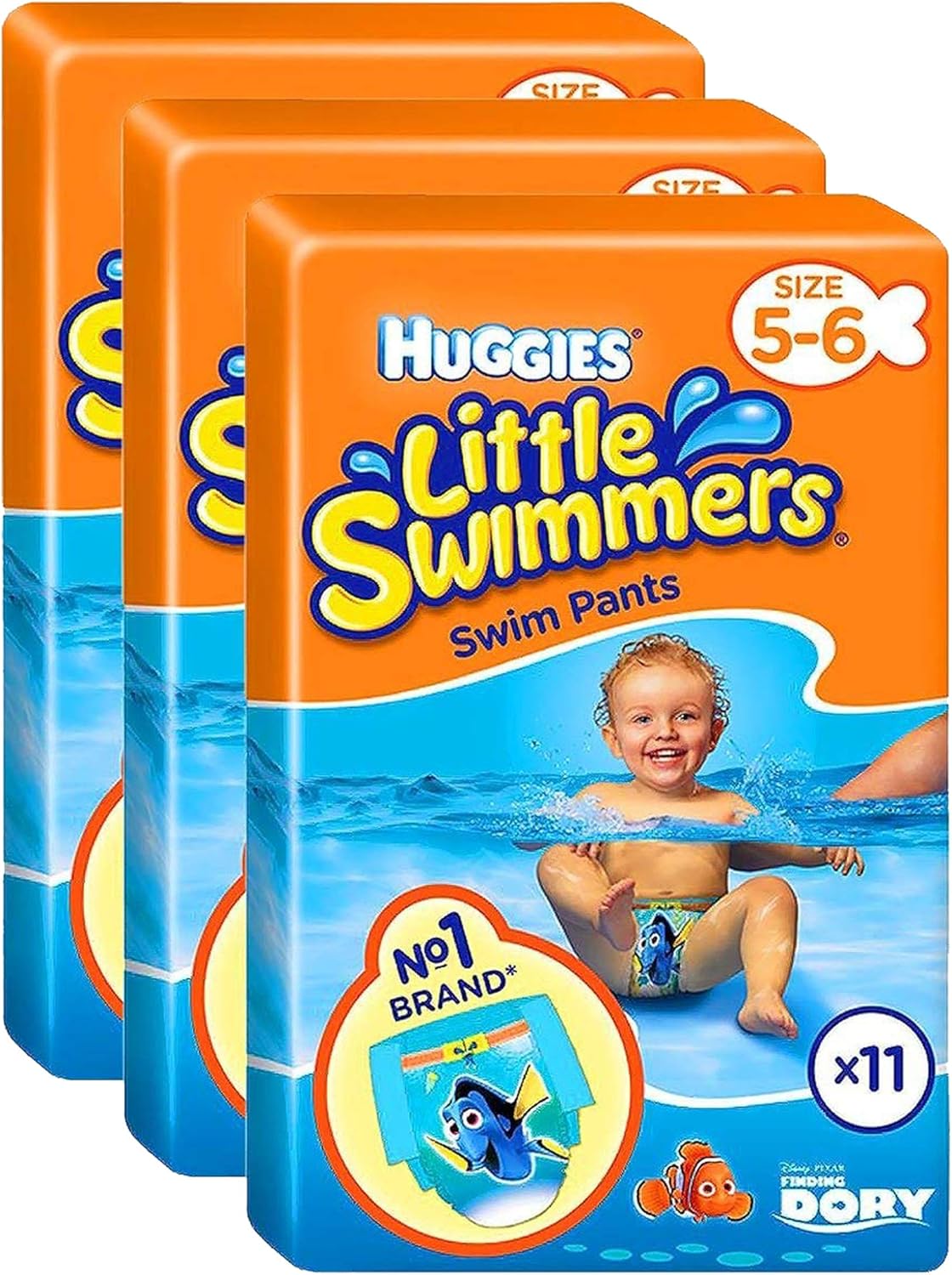 Huggies Little Swimmers Swim Pants Nappies Size 56 Baby 1218kg Jumbo