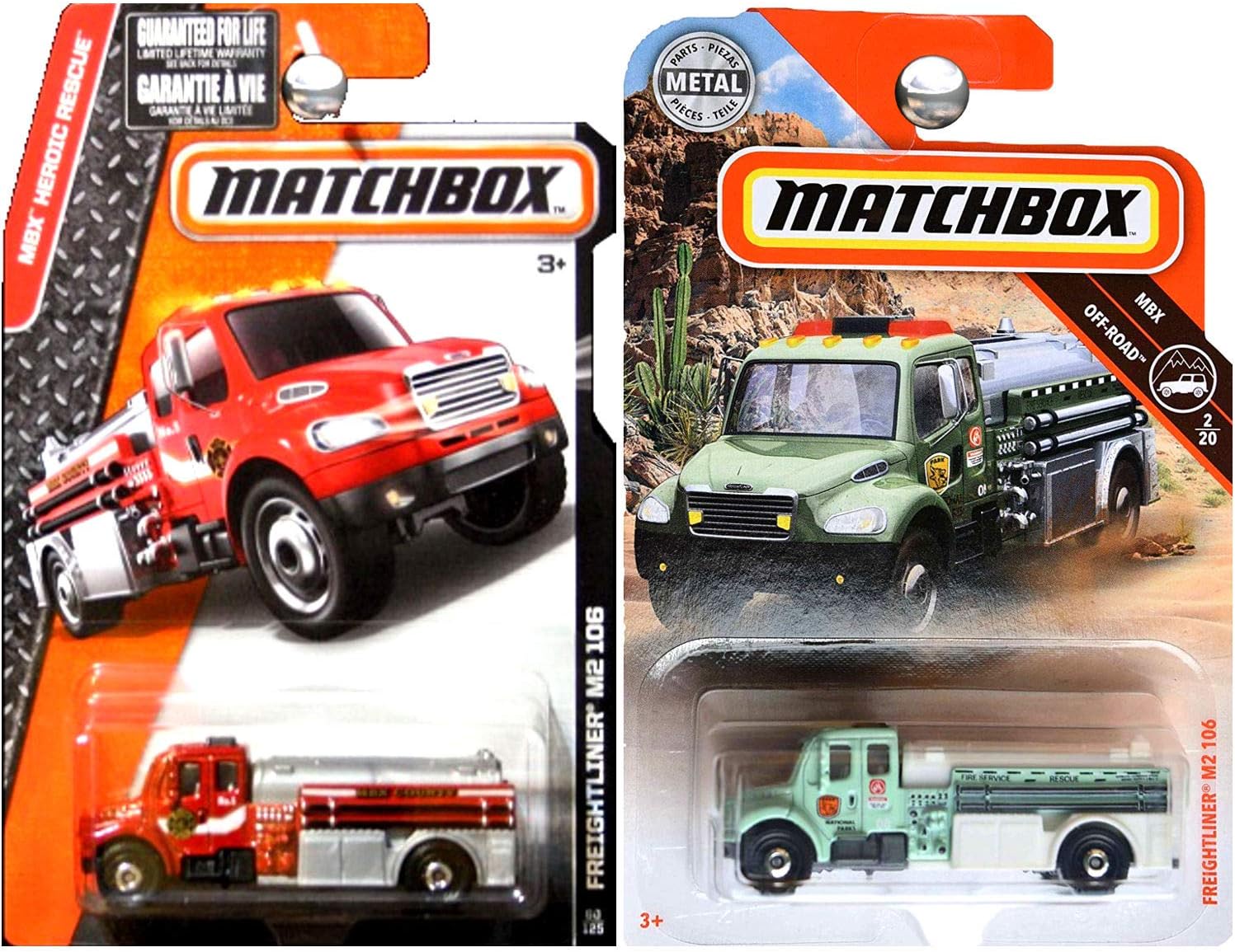 matchbox freightliner m2 106