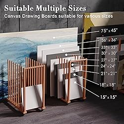 UNZERO Art Storage Rack, Art Canvas Storage, Canvas