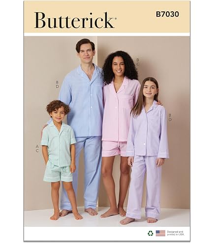 Simplicity Patron Couture Facile 1021 - Pyjama, Peignoir, Robe De Chambre Homme Taille XS à XL