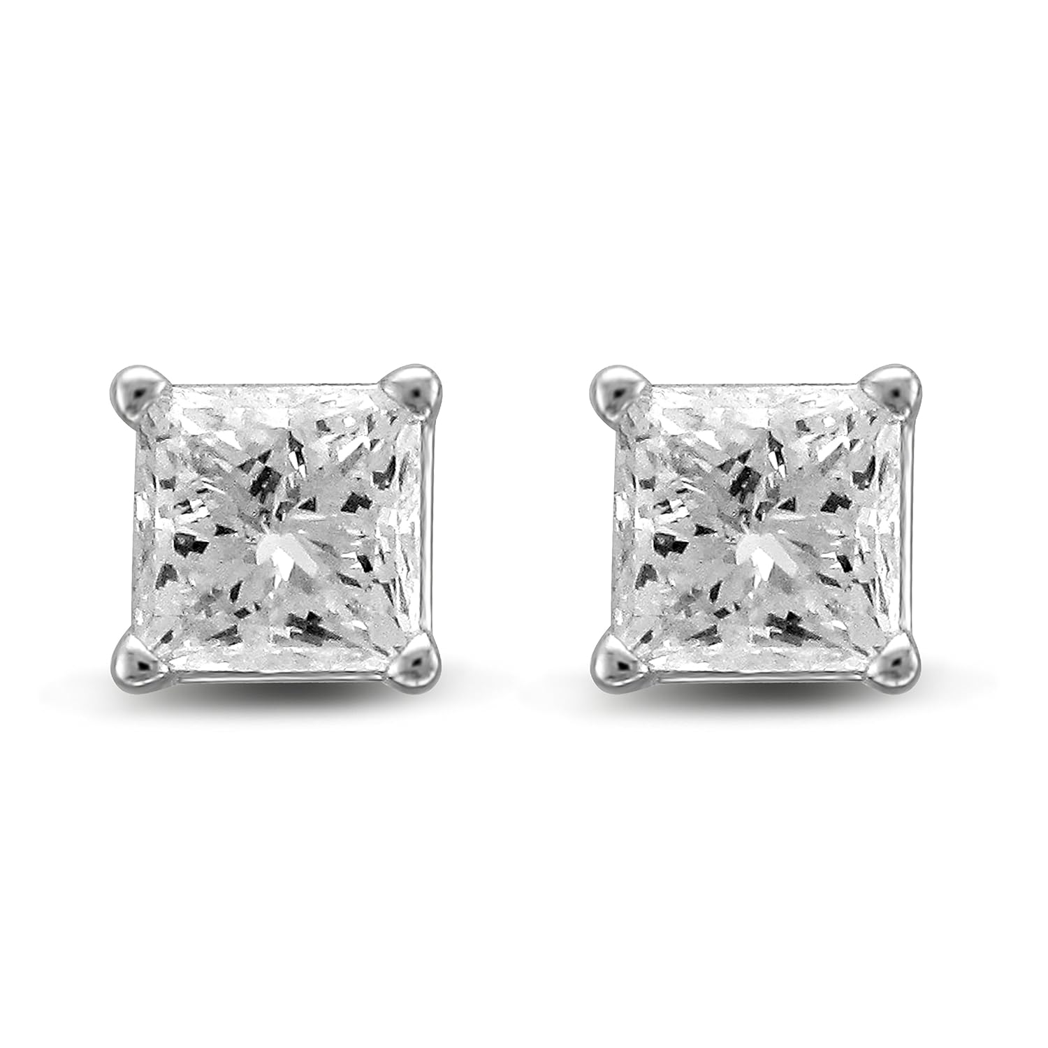 Amazon Com Diamond Jewel Igi Certifed 14k White Gold 1 Ct Tw