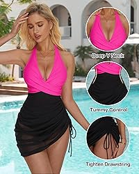 SUUKSESS Women Sexy One Piece Swimsuit Slimming