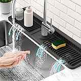 24'' Longer Faucet Mat for Kitchen Sink Splash