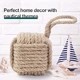Marwood Nautical Rope Knot Door Stopper 2kg Jute Sailor Knot Square 12.7cm view 6