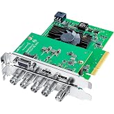 Blackmagic Design DeckLink 8K Pro G2 PCIe Capture and Playback Card, Up to 8Kp60, 4 Channel 12G-SDI, HDMI 2.1 (BDLKHCPRO8K12GG2)